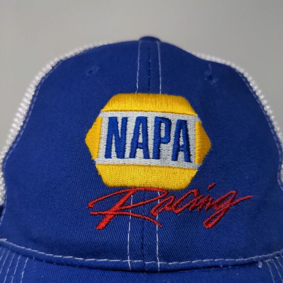 Napa Racing Men's Hendrick Motorsports Strapback Mesh Back Blue OSFM - Picture 4 of 14